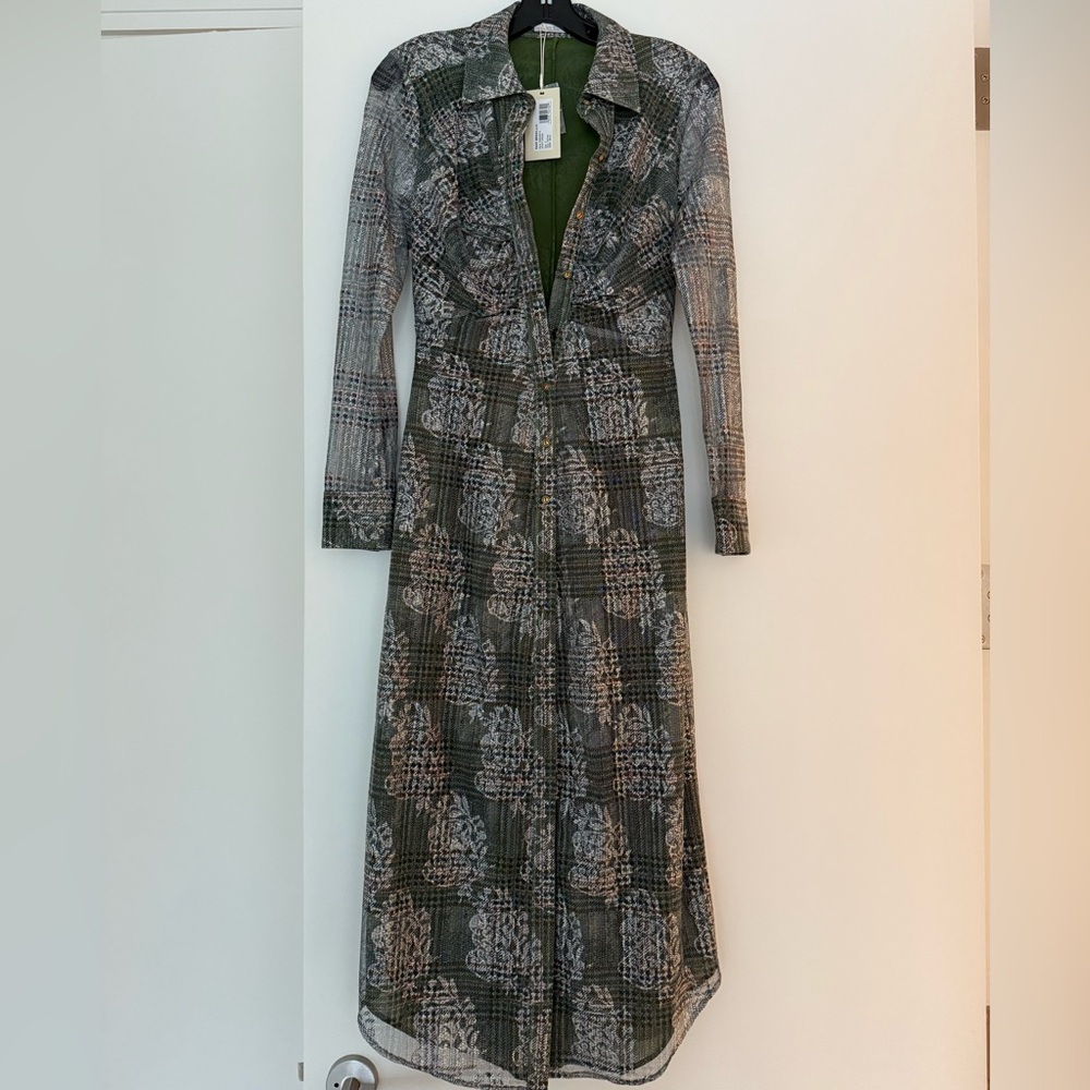 Longsleeve Button Down Dress